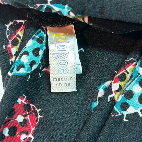 TWEEN Lularoe Legging // Multicolor Ladybug Print - Picture 3 of 3
